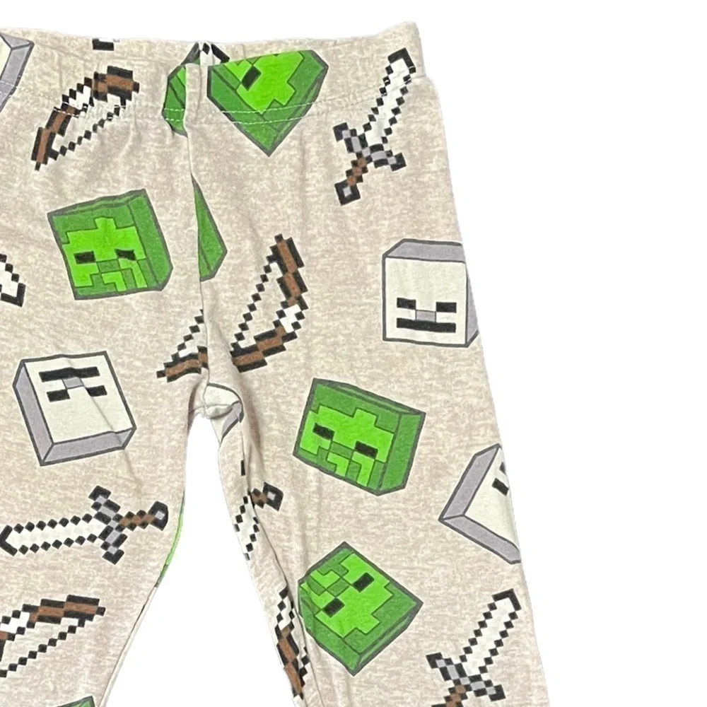 Minecraft boys 100% cotton pajama pants bottoms